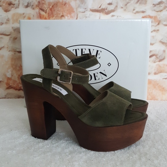 Steve Madden Shoes - New Steve Madden Lulla Suede Platform Sandal